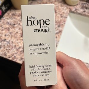 Philosophy When Hope is Not Enough Serum 4 oz BRAND NEW